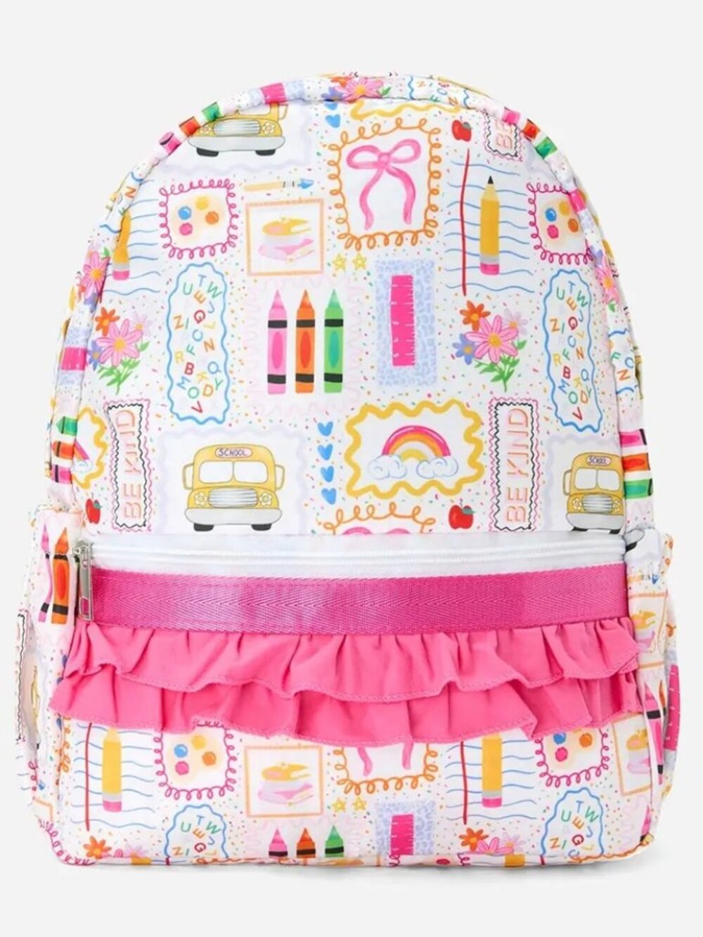 Back to School Ruffled Backpack - NEW